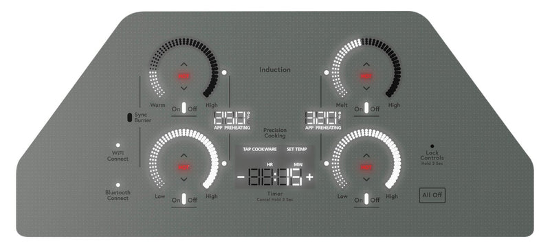 Cafe 30\" 4-Element Induction Cooktop - Stainless - CHP90302TSS