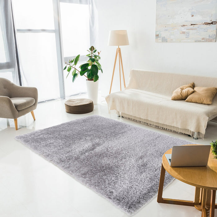 Glam Light Grey Area Rug - 7' 9\" x 9' 5\"
