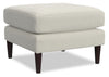 BLOK Modular Fabric Ottoman - Ivory Boucle