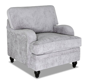 Bellmont Chenille Chair - Platinum