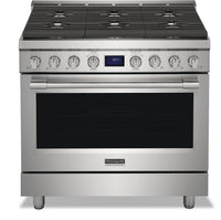 Frigidaire Professional 4.4 Cu. Ft. Gas Range With True Convection and Six Burner Cooktop - Smudge-P… 