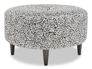 Sofa Lab The Curve Ottoman - Onyx