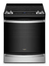 Whirlpool 6.4 Cu. Ft. Electric Range with Air Fry and AquaLift® - Fingerprint Resistant Stainless Steel - YWEE745H0LZ