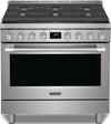 Frigidaire Professional 4.4 Cu. Ft. Dual Fuel Range With Dual Fan Convection and Six Burner Cooktop - Smudge-Proof® Stainless Steel - PCFD3670AF