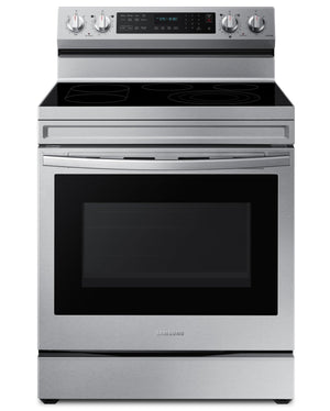 Samsung 6.3 Cu. Ft. Smart Electric Free Standing Range with Air Fry - Stainless Steel - NE63A6711SS/AC