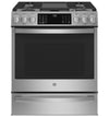 Profile 5.6 Cu. Ft. Smart Dual Fuel Range with True European Convection - Stainless Steel Fingerprint Resistant - PC2S930YPFS