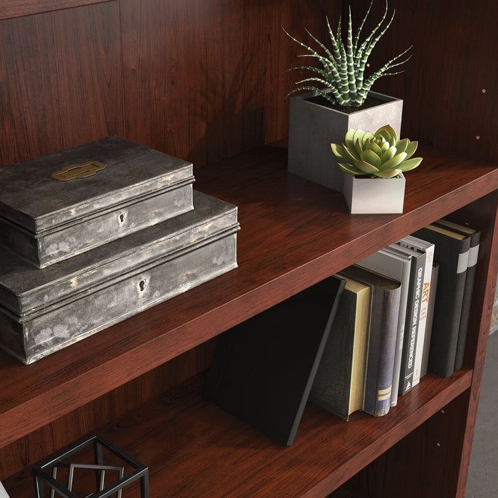 Affirm 34.80\" Commercial Grade 5-Shelf Bookcase - Classic Cherry