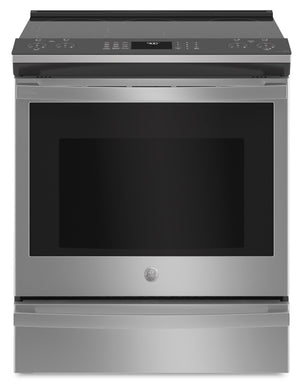 Profile 5.3 Cu. Ft. Smart Electric Range with True European Convection - Stainless Steel - PSS93YPFS