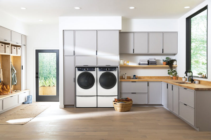 Electrolux 8 Cu. Ft. Gas Dryer with Steam - White - Stackable - ELFG7637AW