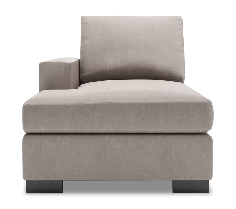 Sofa Lab Track LAF Chaise - Pax Slate