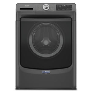 Maytag 5.5 Cu. Ft. Front-Load High-Efficiency Steam Washer - Volcano Black - Stackable - MHW6630MBK