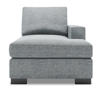 Sofa Lab Track RAF Chaise - Luna Pewter 