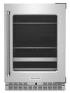 KitchenAid 24\" 4.9 Cu. Ft. Undercounter Beverage Refrigerator - Stainless Steel - KUBR314KSS