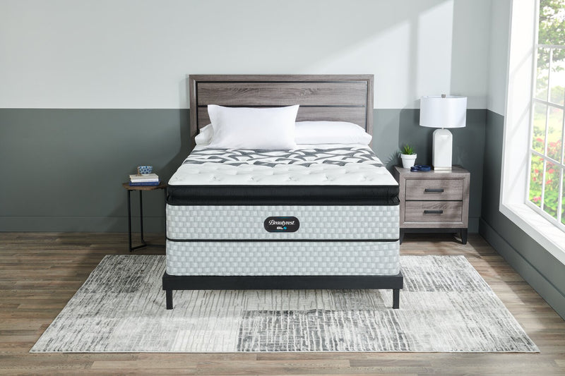 Beautyrest GL8 Euro Pillowtop Full Mattress Set