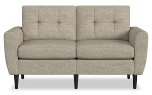 BLOK Modular Flared Arm Loveseat – Taupe