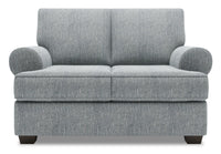 Sofa Lab Roll Loveseat - Luna Pewter 