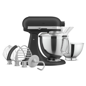 KitchenAid Artisan Series Tilt-Head Stand Mixer with Premium Accessory Pack - KSM195PSBK