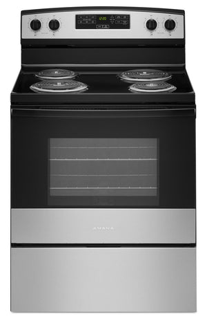 Amana 4.8 Cu. Ft. Electric Range - Stainless Steel - YACR4303MMS