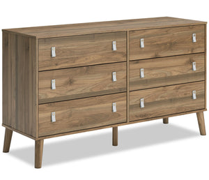 Mavi Bedroom 6-Drawer Dresser, 59