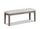 Krew Dining Bench with Polyester Fabric, 48