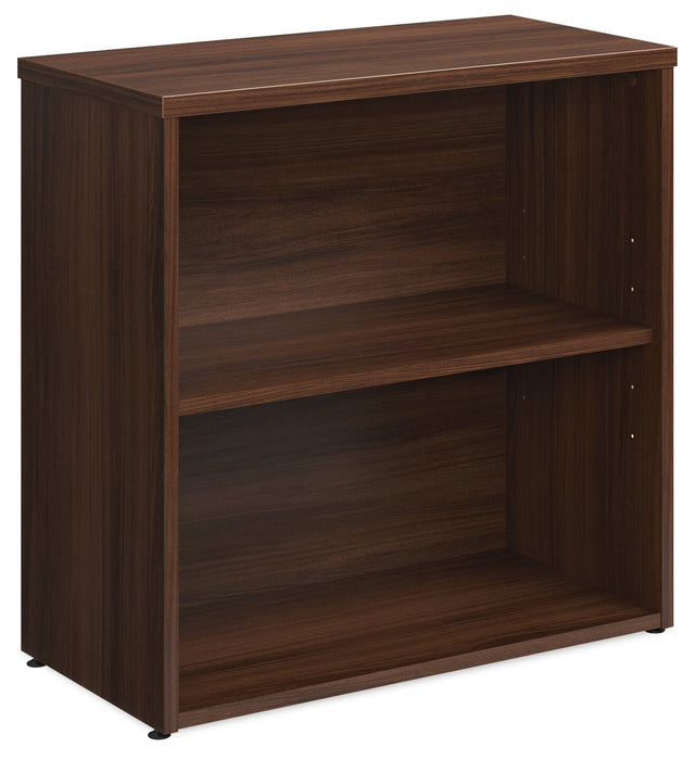 Affirm 29.53\" Commercial Grade 2-Shelf Bookcase - Noble Elm