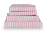 Hallie Striped 4-Piece Full Cotton Sheet Set 