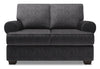 Sofa Lab Roll Loveseat - Luxury Charcoal