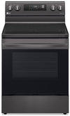 LG 6.3 Cu. Ft. Smart Electric Range with Air Fry and Fan Convection - Black Stainless - LREL6323D