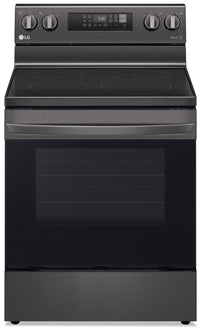 LG 6.3 Cu. Ft. Smart Electric Range with Air Fry and Fan Convection - Black Stainless - LREL6323D 