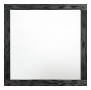 Atlas Bedroom Dresser Mirror - Black