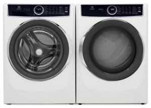 Electrolux 5.2 Cu. Ft. Front-Load Washer and 8 Cu. Ft. Electric Dryer - White 