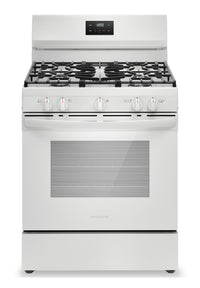 Frigidaire 5.1 Cu. Ft. Gas Range With Quick Boil and Five Burner Cooktop - White - FCRG3052BW 