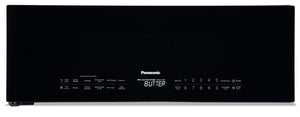 Panasonic 1.2 Cu. Ft. Over-the-Range Microwave with Low-Profile Design and Powerful Exhaust Fan - Smoke Black Glass - NNSG65NB