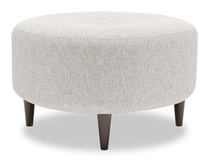 Sofa Lab The Curve Ottoman - Luxury Silver