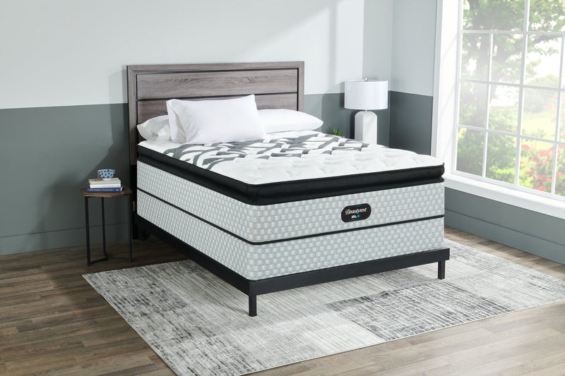 Beautyrest GL8 Euro Pillowtop Twin Mattress Set