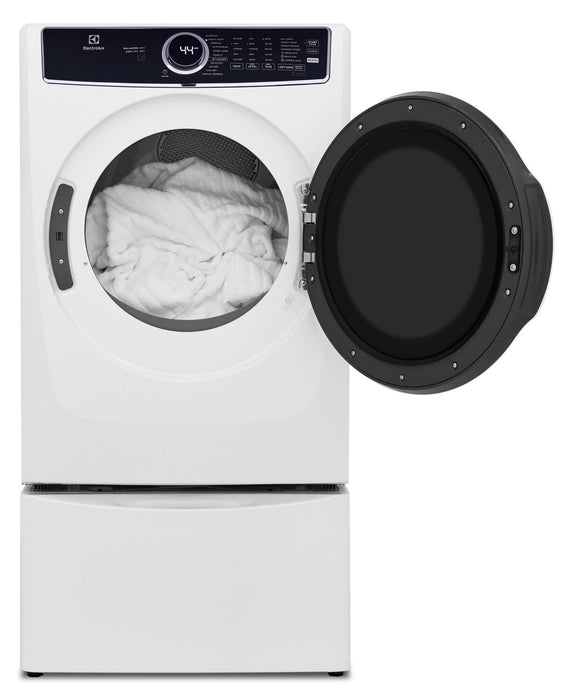 Electrolux 8 Cu. Ft. Gas Dryer with Steam - White - Stackable - ELFG7637AW