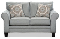 Tula Fabric Loveseat - Mist 