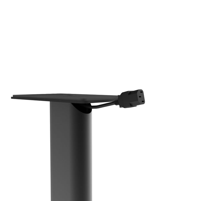 Kanto SP32PL 32\" Tall Bookshelf Speaker Floor Stands with Integrated Cable Management, Black