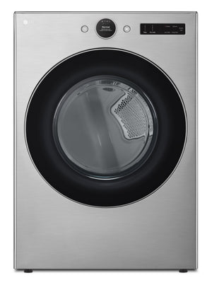 LG 7.4 Cu. Ft. Smart Electric Dryer with Steam - Graphite Steel - Stackable - DLEX5500V