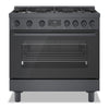 Bosch 800 Series 3.4 Cu. Ft. Industrial-Style Freestanding Gas Range - HGS8645UC