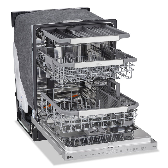LG Top Control Dishwasher with QuadWash Pro™ and Dynamic Dry™ - LDPM6762S
