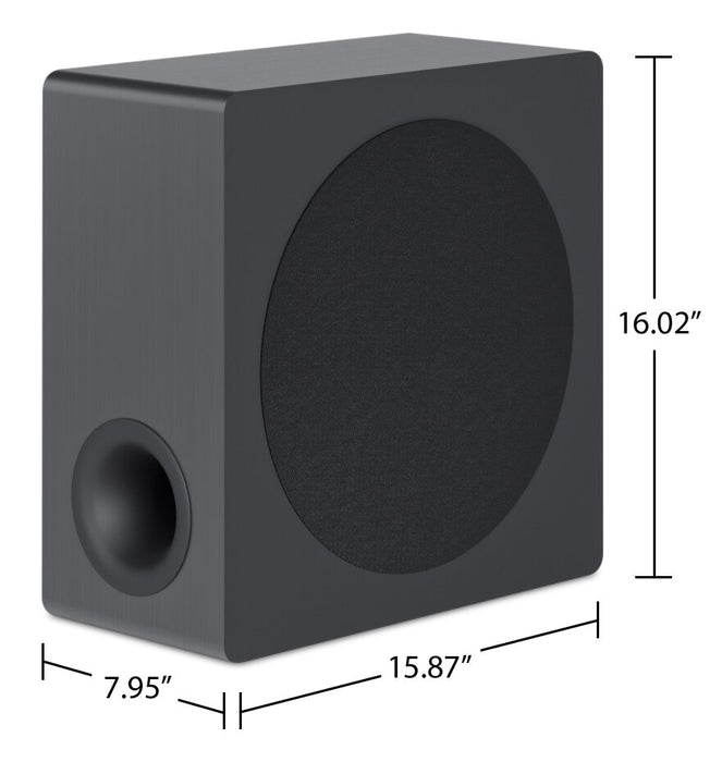 LG 3.1.3-Channel 480 W High Res Soundbar with Wireless Subwoofer - S80QY.DCANLLK