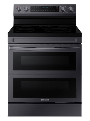 Samsung 6.3 Cu. Ft. Smart Electric Free Standing Range with Air Fry - Black Stainless Stel - NE63A6751SG/AC