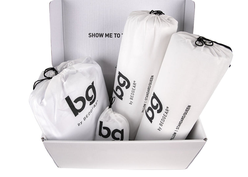 BG by BEDGEAR 8-Piece Full Sleep Bundle