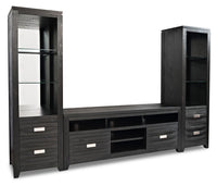 Bronx 3 Piece Wall Unit Entertainment Centre with Storage & Cable Management for TVs up to 65