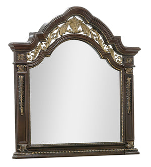 Wynn Bedroom Dresser Mirror - Cherry Brown