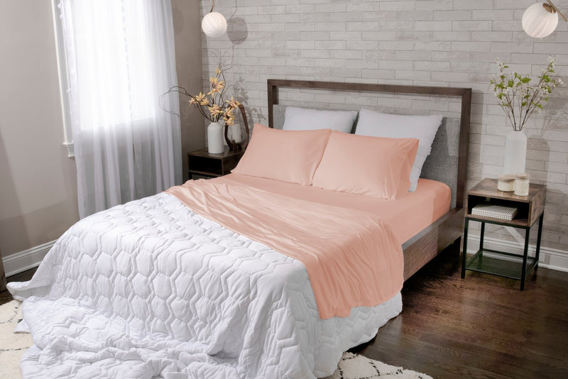 BEDGEAR® Dri-Tec® 3-Piece Twin Sheet Set - Dusty Rose