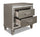 ["Max Bedside 2-Drawer Nightstand, 30##PACKAGEDETAILSquot;W x 30##PACKAGEDETAILSquot;H, Glam - Silver"]
