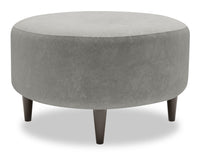 Sofa Lab The Curve Ottoman - Platinum 