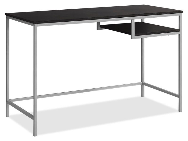 Frankie 48\" Office Desk with Shelf - Espresso